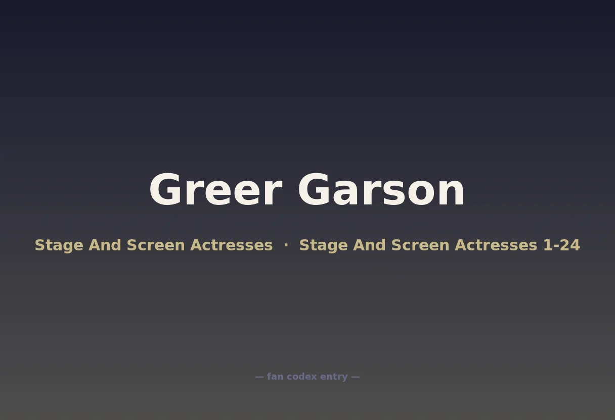 Greer Garson